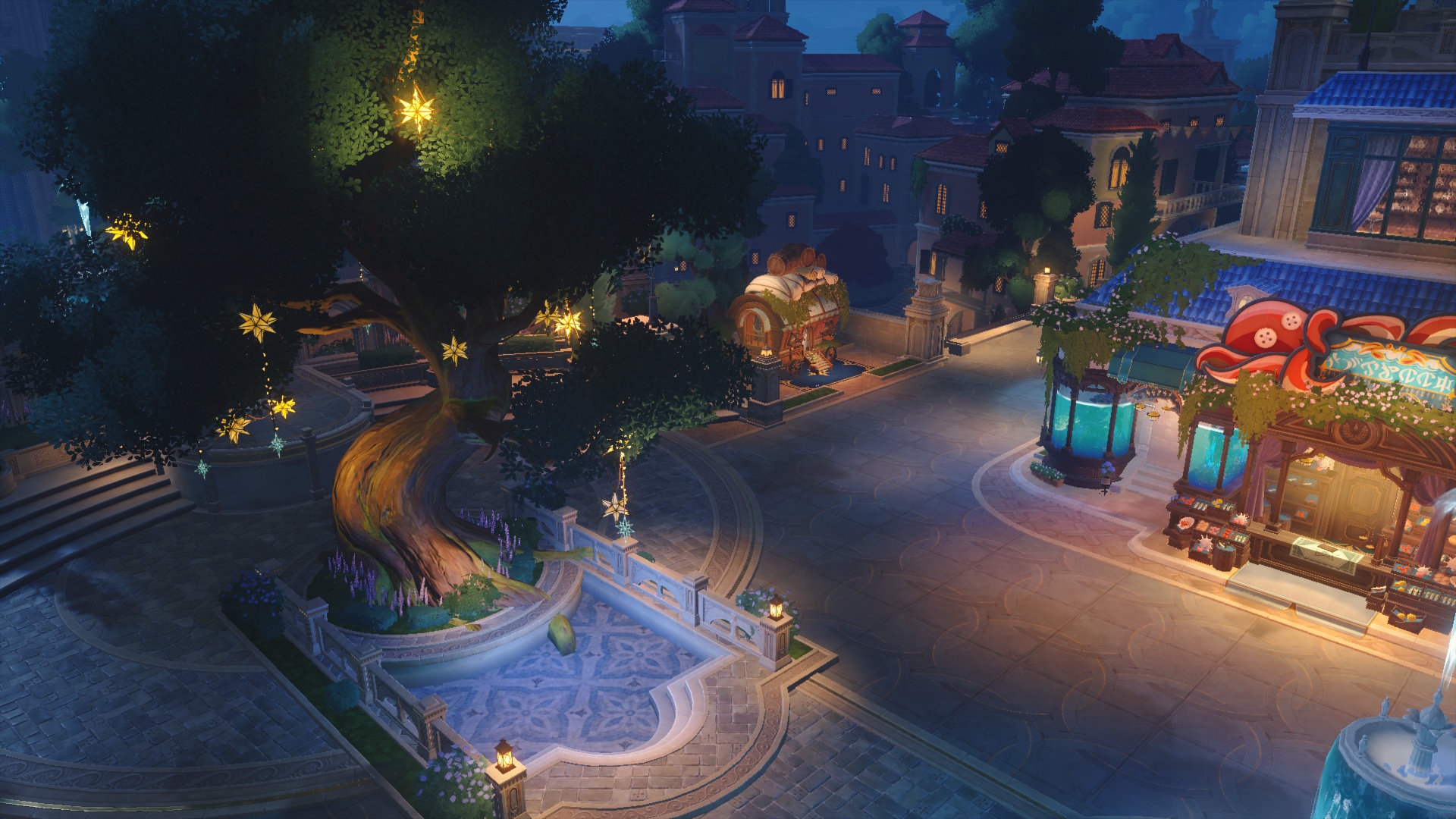 Square Time-of-Day optimized lighting